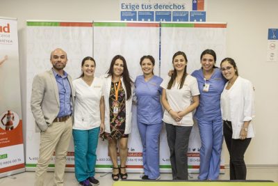 Evento Dermoestética Sanasalud Pedro de Valdivia