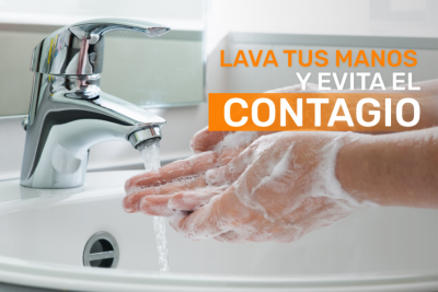 Lava tus manos: Evita el contagio